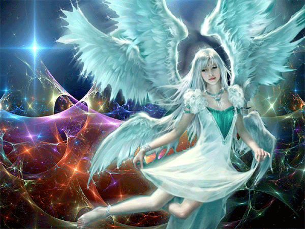 beautiful maiden with many wings