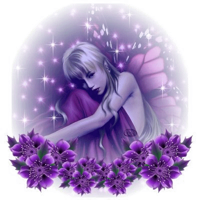 purple fairy maiden