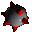 gray orb with red spikes
